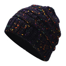 Load image into Gallery viewer, Ponytail Beanie Hat Women Winter Cap Soft Knit Crochet Hats