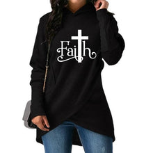 Load image into Gallery viewer, Faith Print Sweatshirt Femmes Sweatshirts