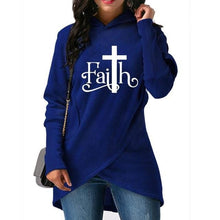 Load image into Gallery viewer, Faith Print Sweatshirt Femmes Sweatshirts