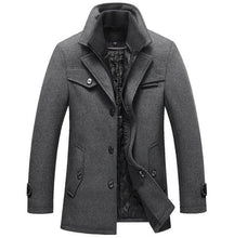 Load image into Gallery viewer, New Winter Wool Coat Slim Fit Jackets