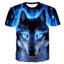 Load image into Gallery viewer, Newest Wolf 3D Print Animal Cool Funny T-Shirt