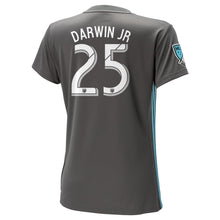 Load image into Gallery viewer, Darwin Quintero Jr. Minnesota United FC adidas Women's 2018 Replica Primary Jersey – Gray