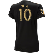 Load image into Gallery viewer, Carlos Vela LAFC Women&#39;s 2018 Primary  Player Jersey – Black