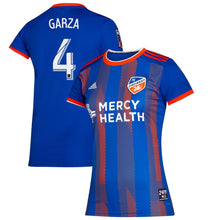 Load image into Gallery viewer, Greg Garza FC Cincinnati Women's 2019 Primary Player Jersey – Blue