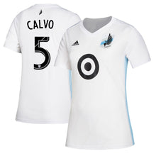 Load image into Gallery viewer, Francisco Calvo Minnesota United FC Women's 2019 Drift Player Jersey – White