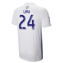 Load image into Gallery viewer, Nick Lima San Jose Earthquakes 2018 Secondary  Player Jersey – White