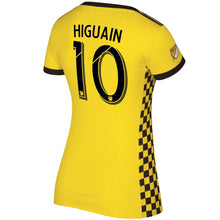 Load image into Gallery viewer, Federico Higuain Columbus Crew SC Women's 2017/18 Primary Jersey - Yellow