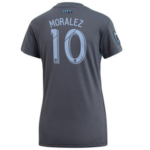 Load image into Gallery viewer, Maximiliano Moralez New York City FC Women's 2018 Secondary Player Jersey – Gray