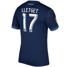 Load image into Gallery viewer, Sebastian Lletget LA Galaxy 2017/18 Secondary Jersey - Navy