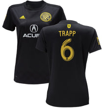 Load image into Gallery viewer, Wil Trapp Columbus Crew SC Women's 2018 Secondary Player Jersey – Black