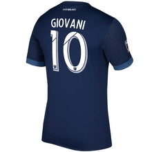 Load image into Gallery viewer, Giovani dos Santos LA Galaxy 2017/18 Secondary Jersey - Navy