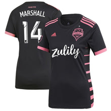 Load image into Gallery viewer, Chad Marshall Seattle Sounders FC Women's 2019 Nightfall Player Jersey – Black