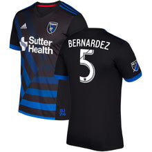 Load image into Gallery viewer, Victor Bernardez San Jose Earthquakes 2017/18 Primary - Black