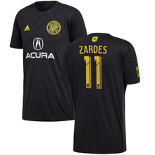 Load image into Gallery viewer, Gyasi Zardes Columbus Crew SC 2018 Secondary Player Jersey – Black