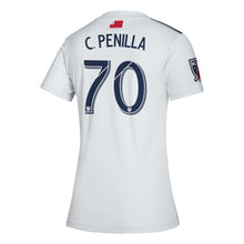 Load image into Gallery viewer, Cristian Penilla New England Revolution Women's 2019 Colonial Player Jersey – White