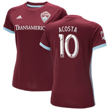 Load image into Gallery viewer, Kellyn Acosta Colorado Rapids Women's 2018 Primary Player Jersey – Burgundy