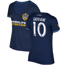 Load image into Gallery viewer, Giovani dos Santos LA Galaxy Women's 2017/18 Secondary Jersey - Navy