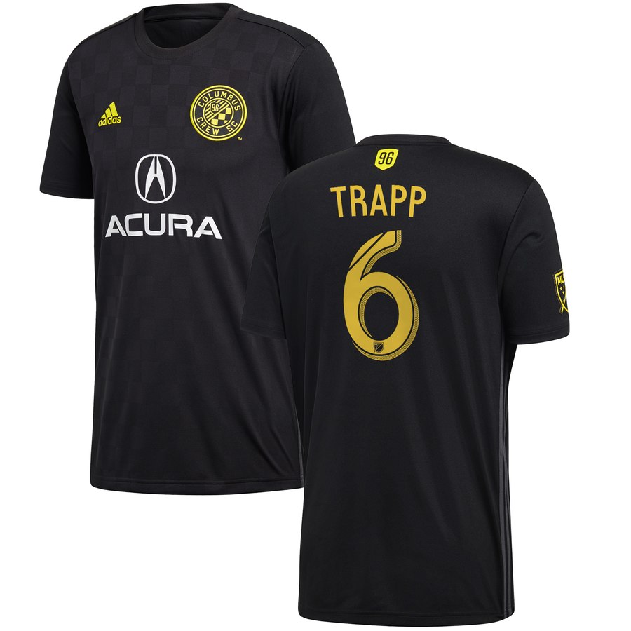 Wil Trapp Columbus Crew SC  2018 Secondary Player Jersey – Black