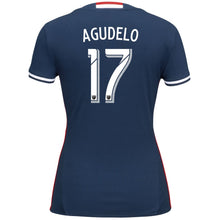 Load image into Gallery viewer, Juan Agudelo New England Revolution Women's 2016/17 Primary Jersey - Navy