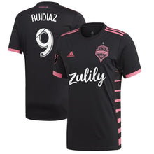 Load image into Gallery viewer, Raúl Ruidíaz Seattle Sounders FC 2019 Nightfall Player Jersey – Black