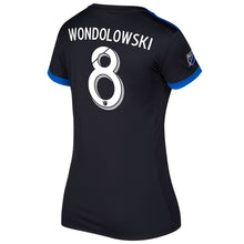 Load image into Gallery viewer, Chris Wondolowski San Jose Earthquakes Women's 2017/18 Primary Jersey - Black