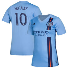 Load image into Gallery viewer, Maximiliano Moralez New York City FC Women's 2019 Primary Player Jersey - Blue