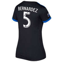 Load image into Gallery viewer, Victor Bernardez San Jose Earthquakes Women's 2017/18 Primary  Jersey - Black