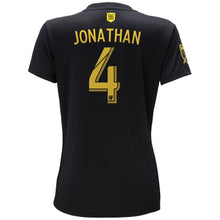 Load image into Gallery viewer, Jonathan Mensah Columbus Crew SC Women's 2018 Secondary Player Jersey – Black