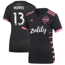 Load image into Gallery viewer, Jordan Morris Seattle Sounders FC Women's 2019 Nightfall Player Jersey – Black