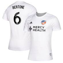 Load image into Gallery viewer, Leonardo Bertone FC Cincinnati 2019 Secondary Player Jersey – White