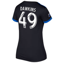 Load image into Gallery viewer, Simon Dawkins San Jose Earthquakes Women's 2017/18 Primary Jersey - Black