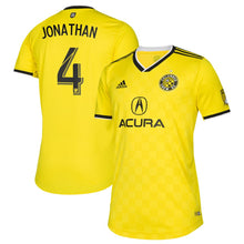 Load image into Gallery viewer, Jonathan Mensah Columbus Crew SC 2019 Primary Player Jersey - Yellow