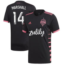 Load image into Gallery viewer, Chad Marshall Seattle Sounders FC  2019 Nightfall  Player Jersey – Black