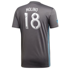 Load image into Gallery viewer, Kevin Molino Minnesota United FC 2018 Primary Player Jersey – Gray