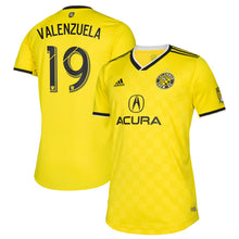 Load image into Gallery viewer, Milton Valenzela Columbus Crew SC 2019 Primary Player Jersey - Yellow