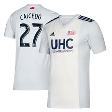 Load image into Gallery viewer, Juan Fernando Caicedo New England Revolution 2019 Colonial Player Jersey – White