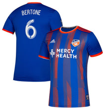 Load image into Gallery viewer, Leonardo Bertone FC Cincinnati 2019 Primary Player Jersey – Blue