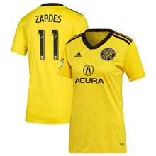 Load image into Gallery viewer, Gyasi Zardes Columbus Crew SC Women's 2019 Primary Player Jersey - Yellow