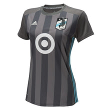 Load image into Gallery viewer, Ethan Finlay Minnesota United FC Women's 2018 Primary Player Jersey – Gray