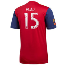 Load image into Gallery viewer, Justen Glad Real Salt Lake 2018 Primary Player Jersey – Red