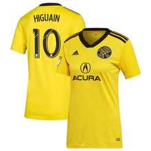 Load image into Gallery viewer, Federico Higuain Columbus Crew SC Women's 2019 Primary Player Jersey - Yellow