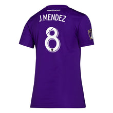 Load image into Gallery viewer, Jhegson Sebastián Méndez Orlando City SC Women's 2019 Bring The Noise Player Jersey – Purple