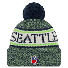Load image into Gallery viewer, Seattle Seahawks New Era 2019 Knit Hat – Navy