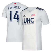 Load image into Gallery viewer, Diego Fagundez New England Revolution 2019 Colonial Player Jersey – White