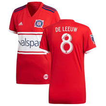Load image into Gallery viewer, Michael de Leeuw Chicago Fire Women's 2018 Primary Player Jersey – Red
