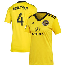 Load image into Gallery viewer, Jonathan Mensah Columbus Crew SC Women's 2019 Primary Player Jersey - Yellow