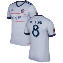 Load image into Gallery viewer, Michael de Leeuw Chicago Fire adidas 2017/18 Secondary Authentic Jersey - Gray