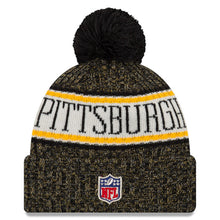 Load image into Gallery viewer, Pittsburgh Steelers New Era 2019 Knit Hat – Black