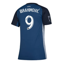 Load image into Gallery viewer, Zlatan Ibrahimovic LA Galaxy Women's 2019 Secondary Player Jersey – Navy