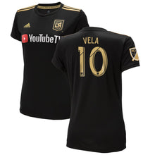 Load image into Gallery viewer, Carlos Vela LAFC Women&#39;s 2018 Primary  Player Jersey – Black